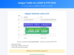 ❤Unique traffic