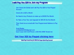 I Pay You $20